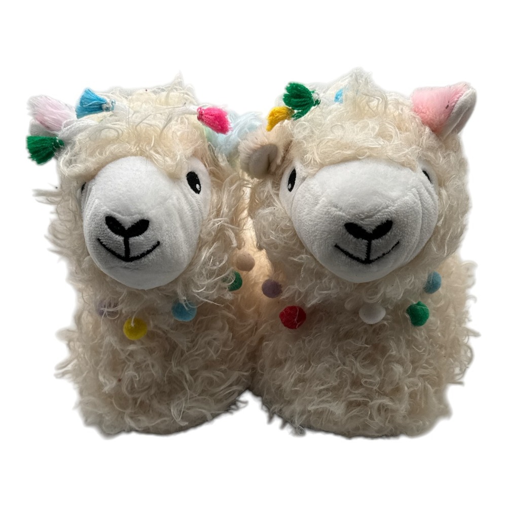 Llama‎ House Shoes Size Medium Large EUC